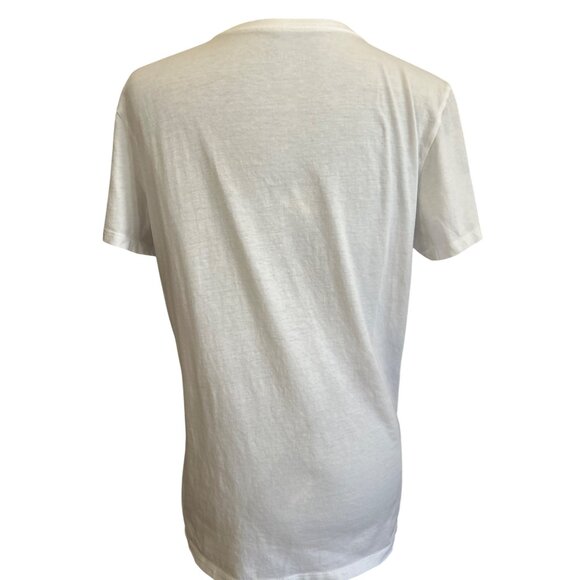 Life Is Good Crusher-Lite Red White Blue Sunflower Tee White L 100% Cotton - Picture 4 of 8